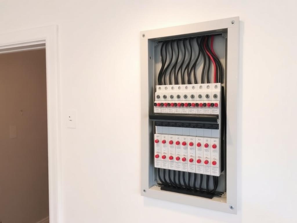 Tidy modern consumer unit after upgrade