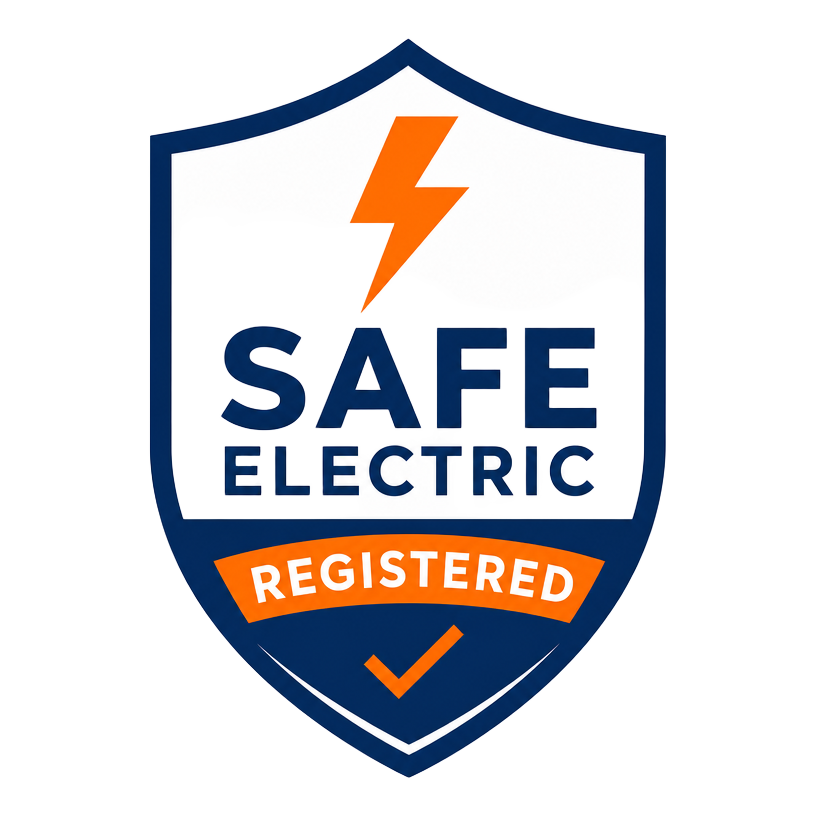 Safe Electric registered contractor badge